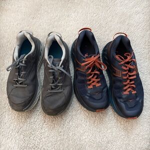 2 pair bundle of mens size 10 Hokas